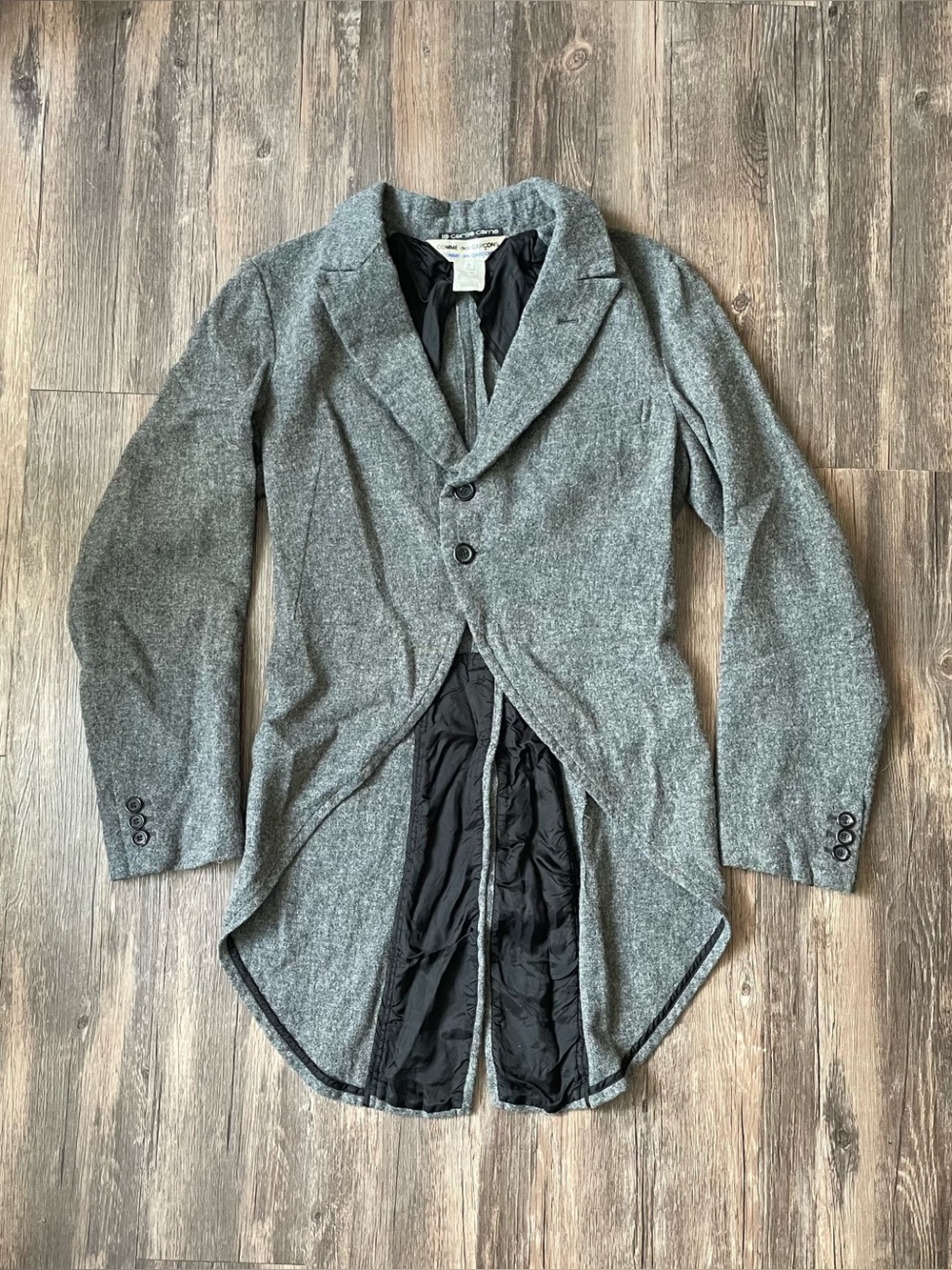 Archival Comme des Garcons x 10 Corso Como Swallowtail / Cutaway Blazer Jacket